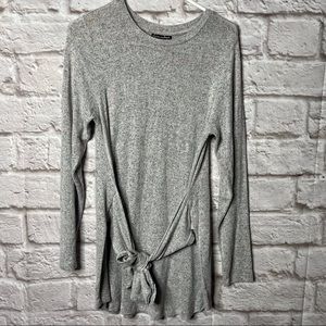 Allison Andrews Gray Long Sleeve Blouse‎ Top Womens Size Large